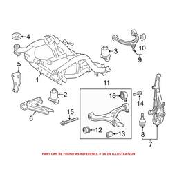 Mercedes Suspension Control Arm Bushing - Passenger Right 1663300243